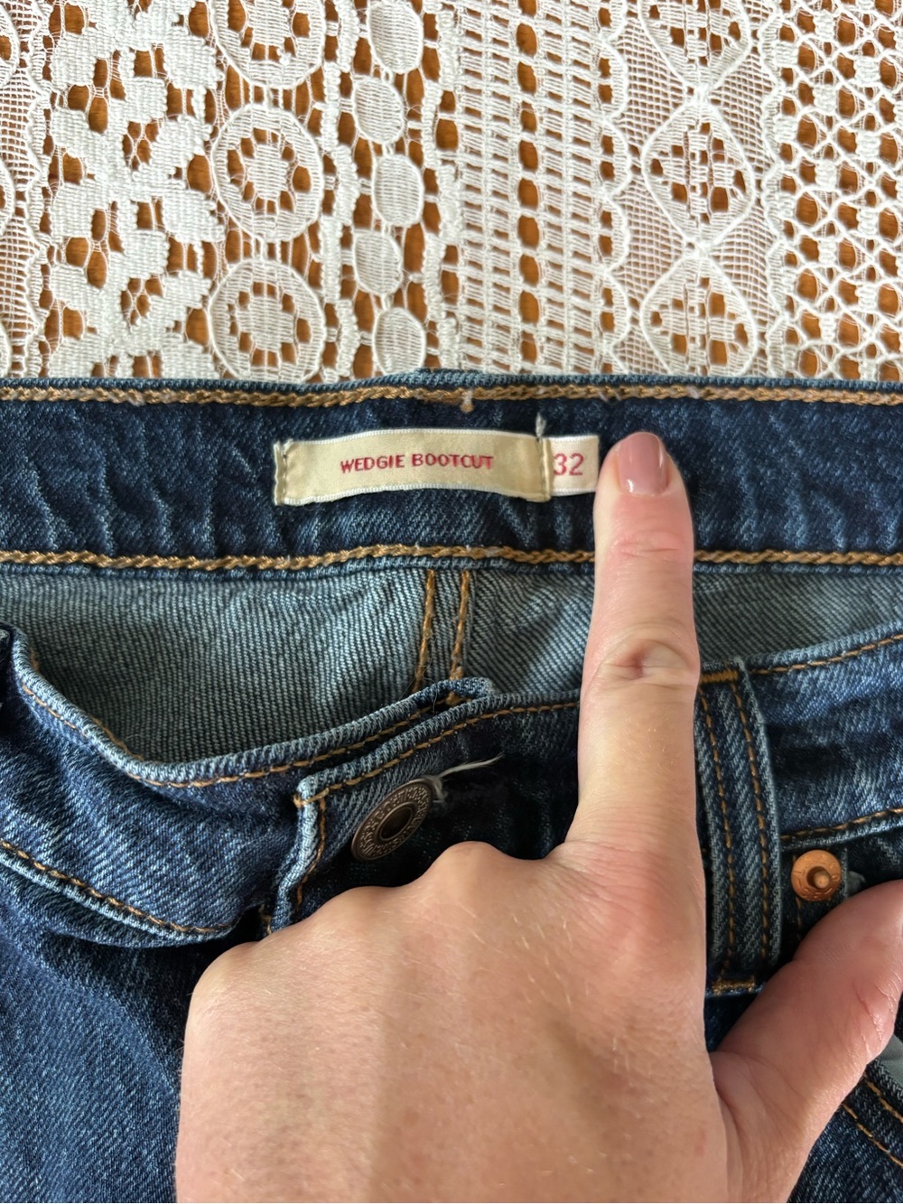 Bootcut Women's Jeans in Blue - Size 32